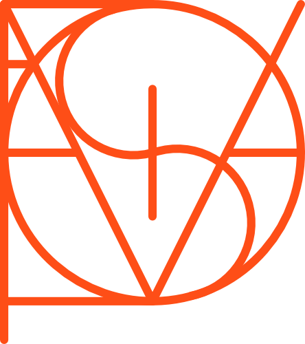 Posido Vega - Monogram Logo (red)