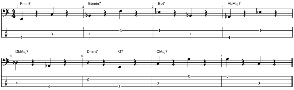 Two-Feel focusing on Root and Fifth