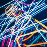 Solo over Rhythm Changes - Image of chaotic lights by Mikita Yo