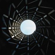 What Are Arpeggios - Geometric image of a parking garage by Aron Van-De Pol