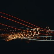 Contrary Motion In Music - Image of moving lights by Damon lam