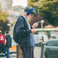 Best ear training app for macOS and iOS - Image of man listening to music with headphones