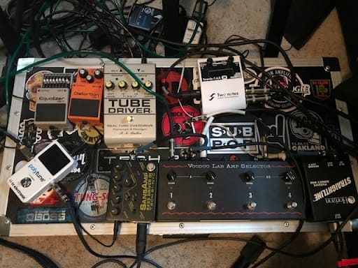 Busy Looking Pedalboard