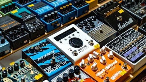 Image of a bunch effects pedals