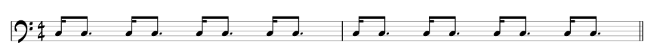 Reverse Shuffle Rhythm - One of the best rhythms for playing faster on bass