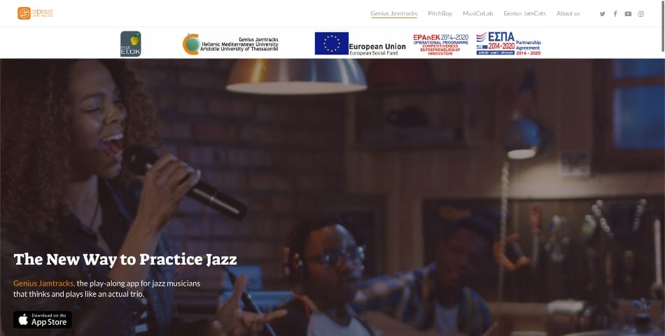 Genius Jam Tracks - The only play-along with an AI-powered jazz trio.