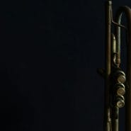 Chet Baker's solo on Autumn Leaves - Image of a trumpet on a dark background by Eric Awuy