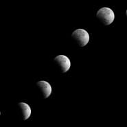 Modes in Music - Image of a sequence of moons by Mason Kimbarovsky
