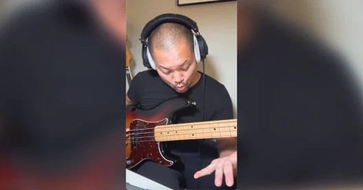 Posido Vega practicing chords slowly