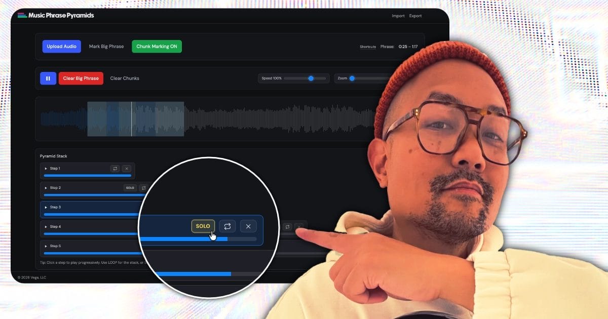 Music Phrase Pyramids - SOLO Chunk Playback