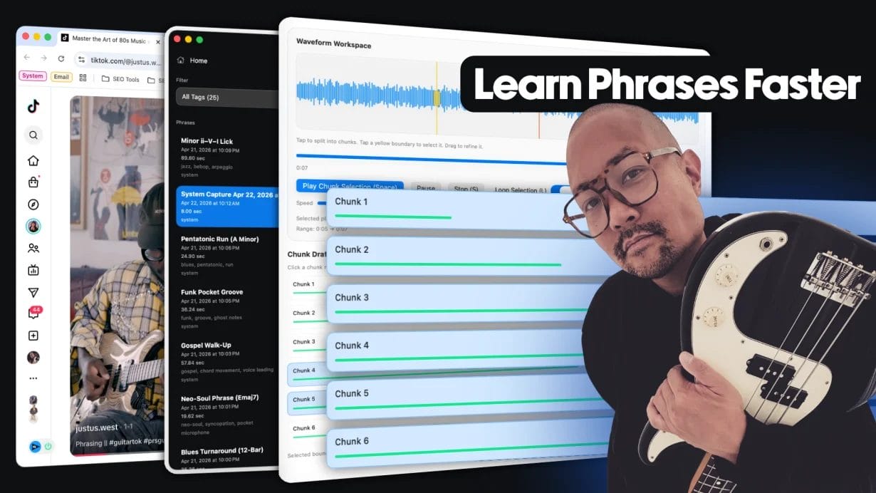 Music Phrase Pyramid - Capture Audio and Progressive Chunking Technique